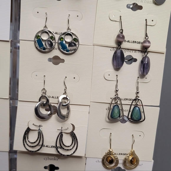 Closet Clear out Sale All 36 Pairs of Earrings Brand new - Picture 11 of 17